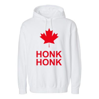 Honk Honk Freedom Convoy Support Truckers Garment-Dyed Fleece Hoodie