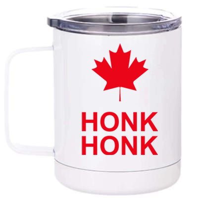 Honk Honk Freedom Convoy Support Truckers 12 oz Stainless Steel Tumbler Cup