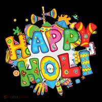 Happy Holi Festival Colors India Hindu Tall T-Shirt