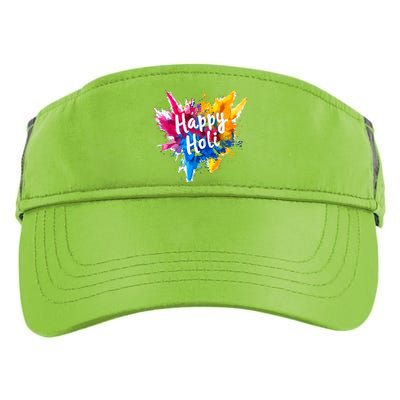 Happy Holi For Color India Hindu Gifts Adult Drive Performance Visor