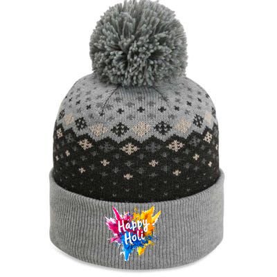 Happy Holi For Color India Hindu Gifts The Baniff Cuffed Pom Beanie