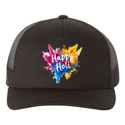 Happy Holi For Color India Hindu Gifts Yupoong Adult 5-Panel Trucker Hat