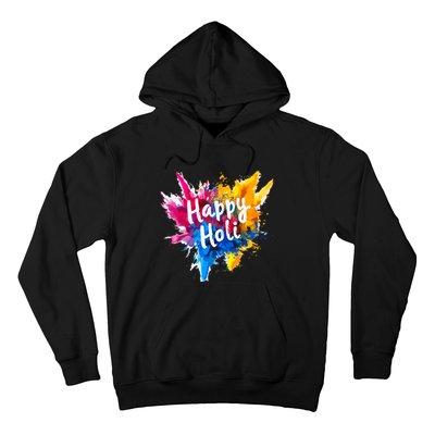 Happy Holi For Color India Hindu Gifts Hoodie