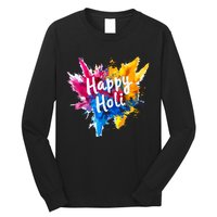 Happy Holi For Color India Hindu Gifts Long Sleeve Shirt