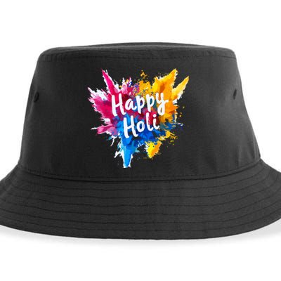 Happy Holi For Color India Hindu Gifts Sustainable Bucket Hat