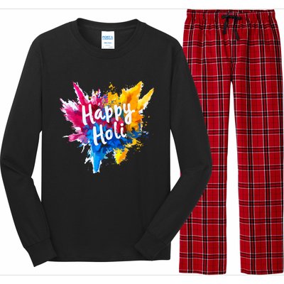 Happy Holi For Color India Hindu Gifts Long Sleeve Pajama Set