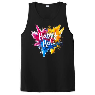 Happy Holi For Color India Hindu Gifts PosiCharge Competitor Tank