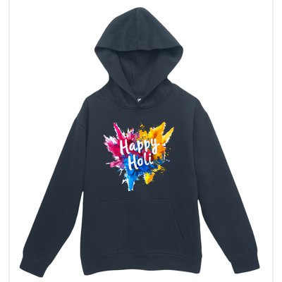 Happy Holi For Color India Hindu Gifts Urban Pullover Hoodie