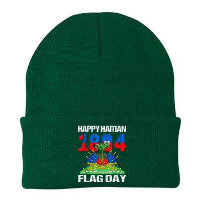 Happy Haitian Flag Day Haiti Flag Pride 1804 Family Knit Cap Winter Beanie