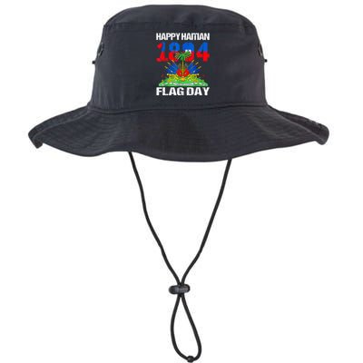 Happy Haitian Flag Day Haiti Flag Pride 1804 Family Legacy Cool Fit Booney Bucket Hat