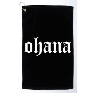 Hipster Hawaiian Family Hapa Summer Beach Funny Gift Platinum Collection Golf Towel