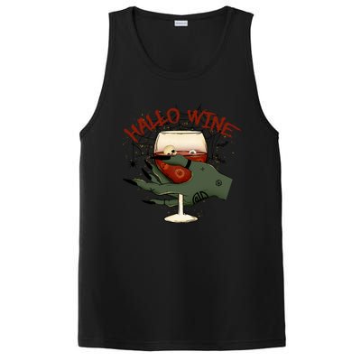 Happy HalloWine! Funny Halloween Cute Drinking Gift PosiCharge Competitor Tank