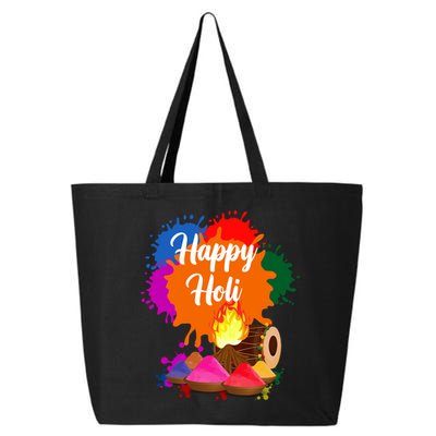 Happy Holi Family Cool Holi Festival Outfit Gift 25L Jumbo Tote
