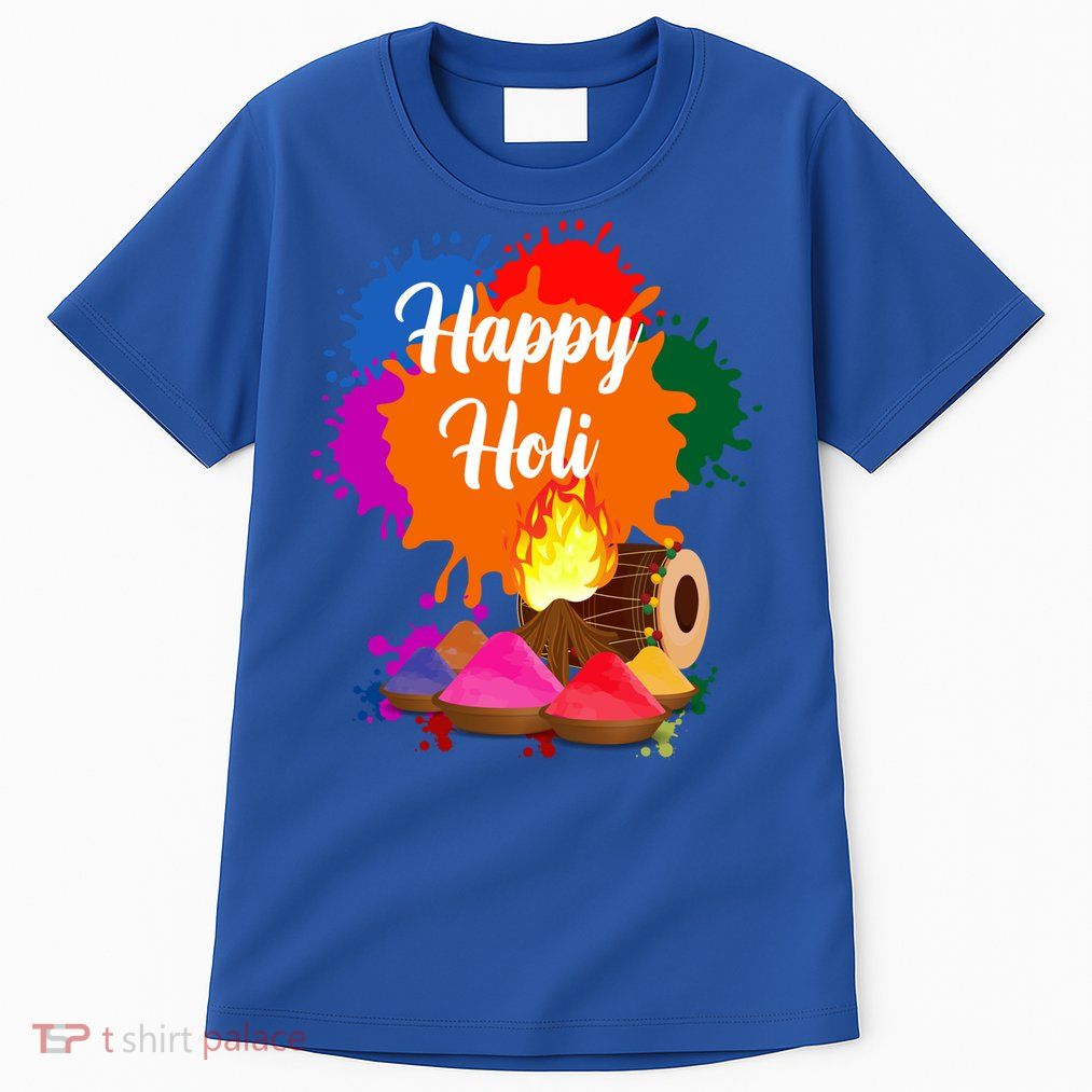 Happy Holi Family Cool Holi Festival Outfit Gift Tall T-Shirt