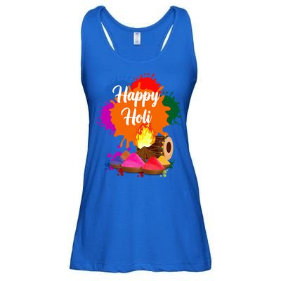 Happy Holi Family Cool Holi Festival Outfit Gift Ladies Essential Flowy Tank
