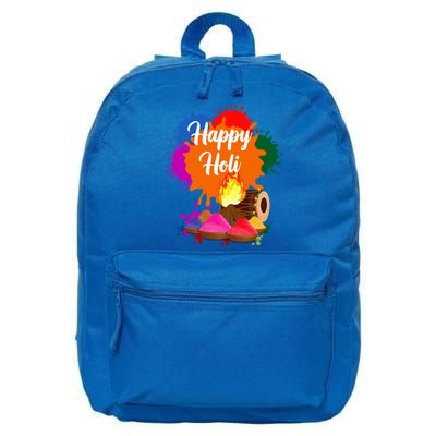 Happy Holi Family Cool Holi Festival Outfit Gift 16 in Basic Backpack