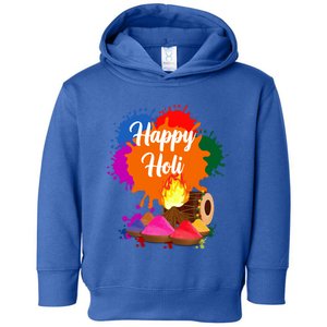 Happy Holi Family Cool Holi Festival Outfit Gift Toddler Hoodie