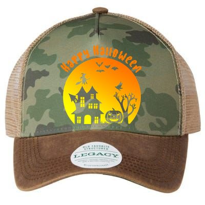 Happy Halloween Festive Spooky Legacy Tie Dye Trucker Hat
