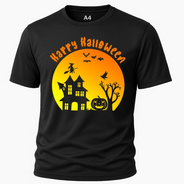 Happy Halloween Festive Spooky Cooling Performance Crew T-Shirt