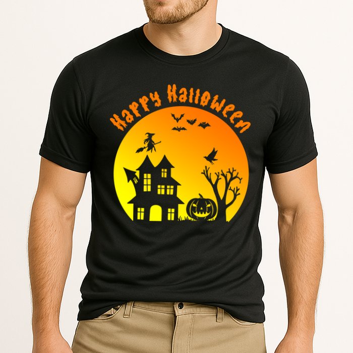 Happy Halloween Festive Spooky Cooling Performance Crew T-Shirt