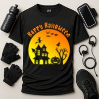 Happy Halloween Festive Spooky Cooling Performance Crew T-Shirt