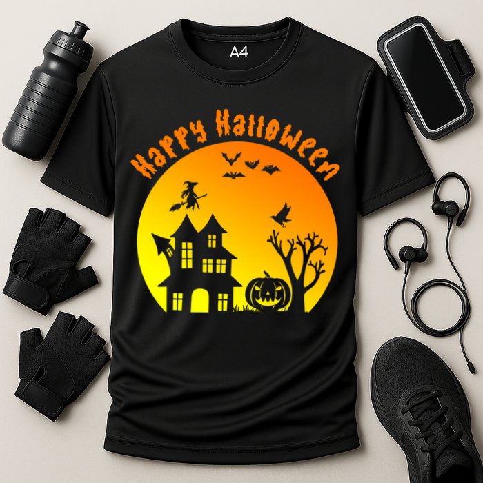 Happy Halloween Festive Spooky Cooling Performance Crew T-Shirt