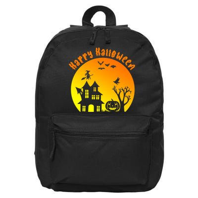 Happy Halloween Festive Spooky 16 in Basic Backpack