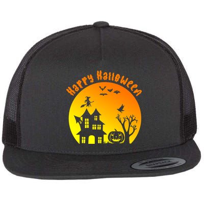 Happy Halloween Festive Spooky Flatbill Hat