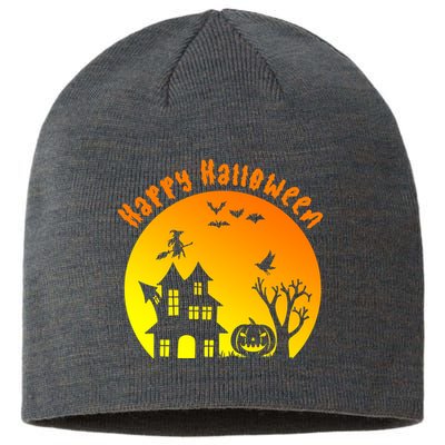 Happy Halloween Festive Spooky Sustainable Beanie