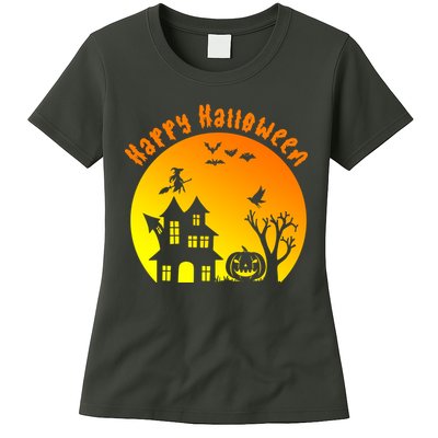 Happy Halloween Festive Spooky Womens T-Shirt