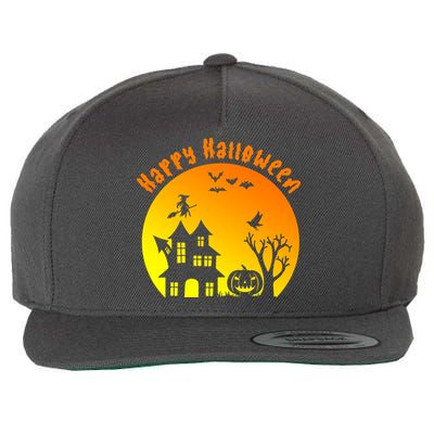 Happy Halloween Festive Spooky Wool Snapback Cap
