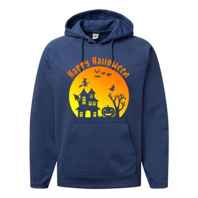 Happy Halloween Festive Spooky Performance Fleece Hoodie