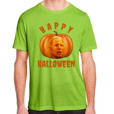 Happy Halloween Funny Joe Biden Jack O Lantern Adult ChromaSoft Performance T-Shirt