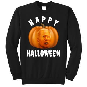 Happy Halloween Funny Joe Biden Jack O Lantern Sweatshirt