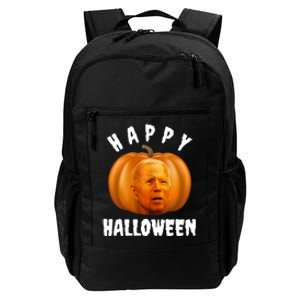 Happy Halloween Funny Joe Biden Jack O Lantern Daily Commute Backpack