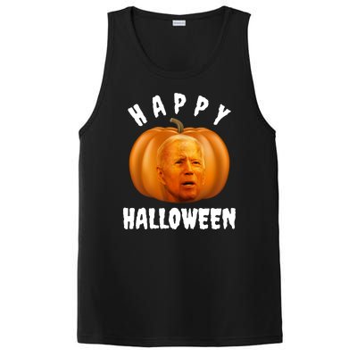 Happy Halloween Funny Joe Biden Jack O Lantern PosiCharge Competitor Tank