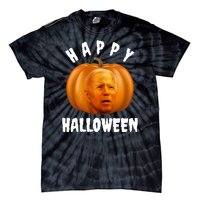 Happy Halloween Funny Joe Biden Jack O Lantern Tie-Dye T-Shirt