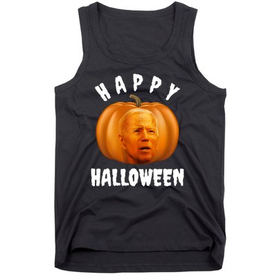 Happy Halloween Funny Joe Biden Jack O Lantern Tank Top