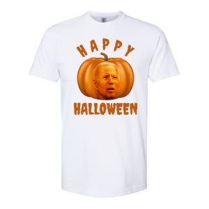 Happy Halloween Funny Joe Biden Jack O Lantern Softstyle CVC T-Shirt