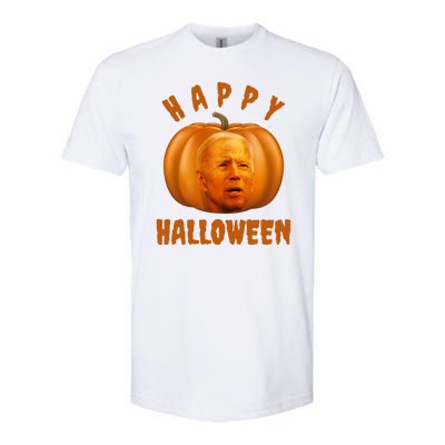 Happy Halloween Funny Joe Biden Jack O Lantern Softstyle® CVC T-Shirt