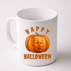 Happy Halloween Funny Joe Biden Jack O Lantern Coffee Mug