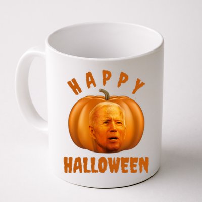 Happy Halloween Funny Joe Biden Jack O Lantern Coffee Mug