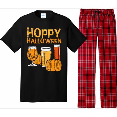 Hoppy Halloween Funny Dad Halloween Beer Grandpa Uncle Pajama Set