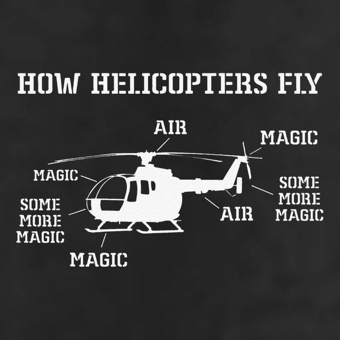How Helicopters Fly Funny Helicopter Pilot Golf Towel