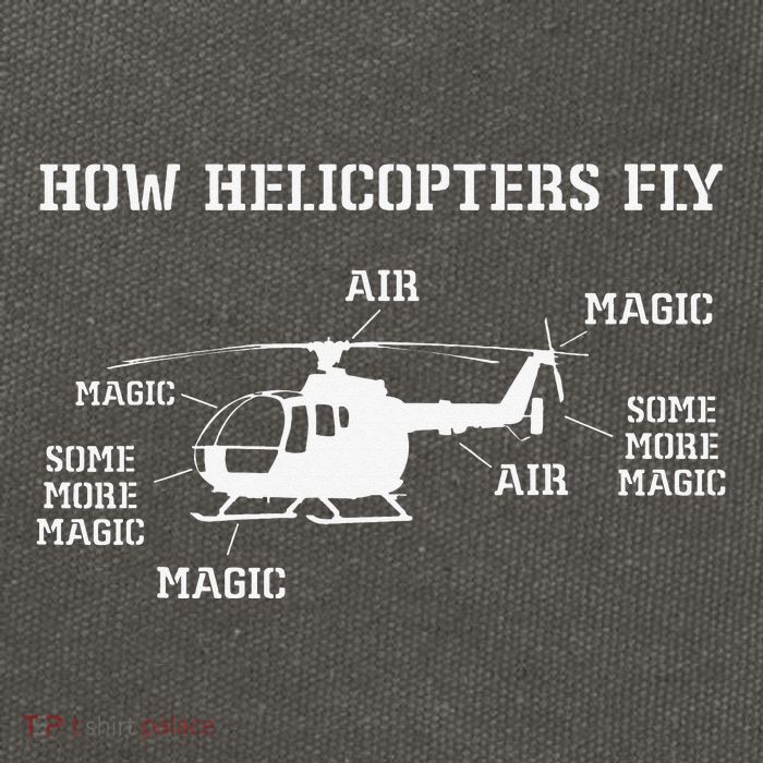 How Helicopters Fly Funny Helicopter Pilot Cotton Canvas Backpack
