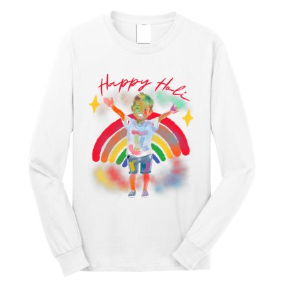 Happy Holi Festival Family Outfit India Hindu Long Sleeve Shirt