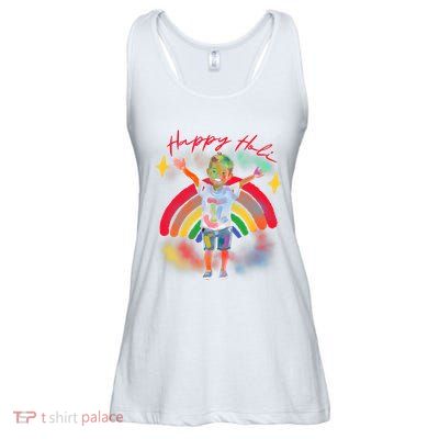Happy Holi Festival Family Outfit India Hindu Ladies Essential Flowy Tank