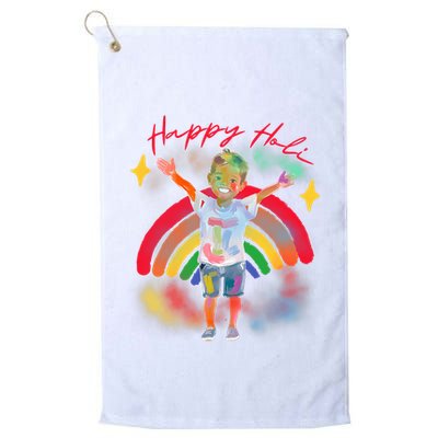 Happy Holi Festival Family Outfit India Hindu Golf Towel