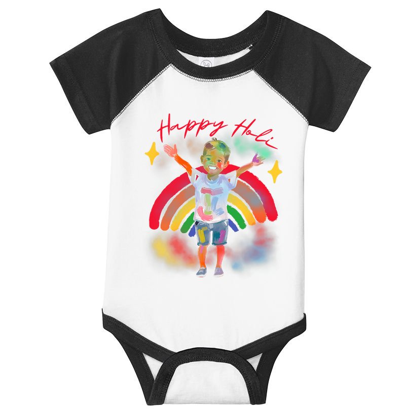 Happy Holi Festival Family Outfit India Hindu Infant Baby Jersey Bodysuit