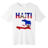 Happy Haitian Flag Day Cool Haiti Flag Map Haitian Pride Tall Fusion ChromaSoft Performance T-Shirt